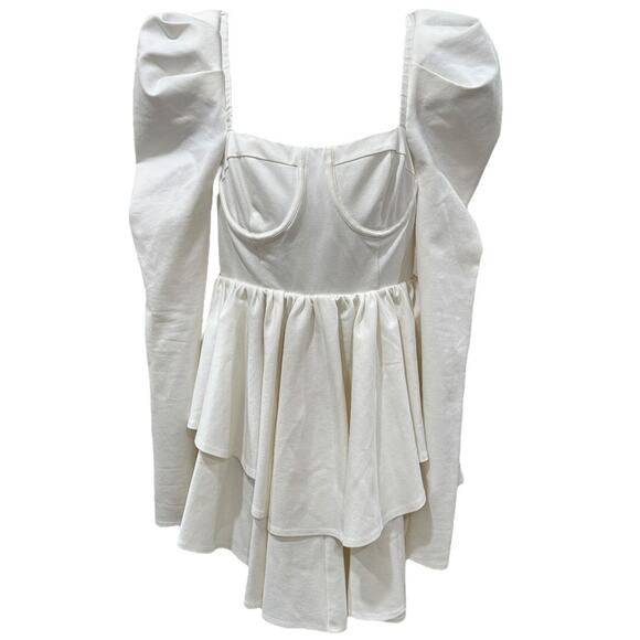 Selkie x Revolve The Boleyn Dress in White / Ivory - Picture 9 of 10